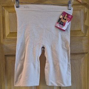 Nude Shapewear Shorts XL Slimmer Thigh Length MeMoi Comfortable Slim Me Control